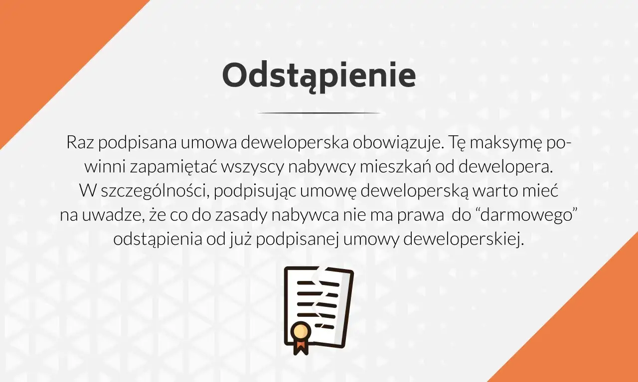 umowa deweloperska klauzule