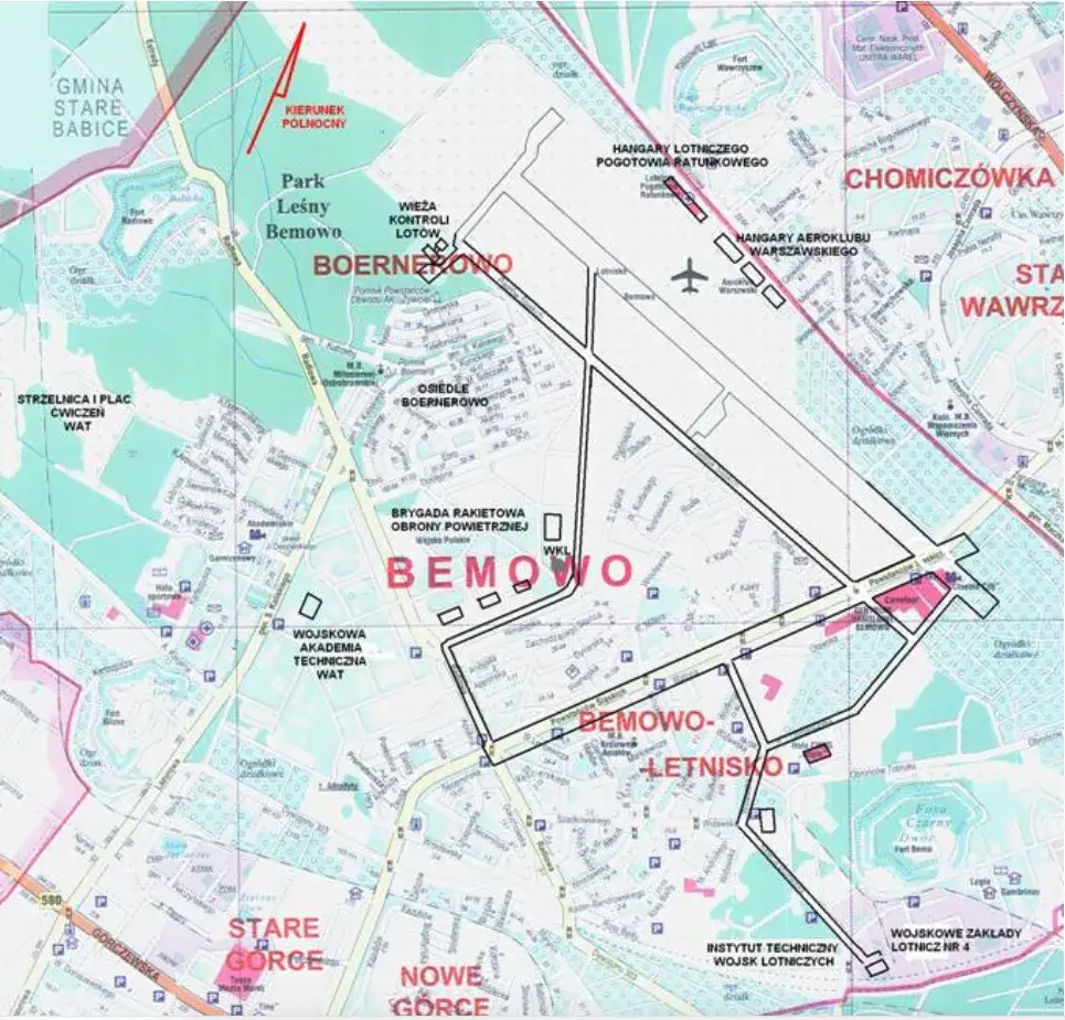 mapa osiedli bemowo lotnisko warszawa